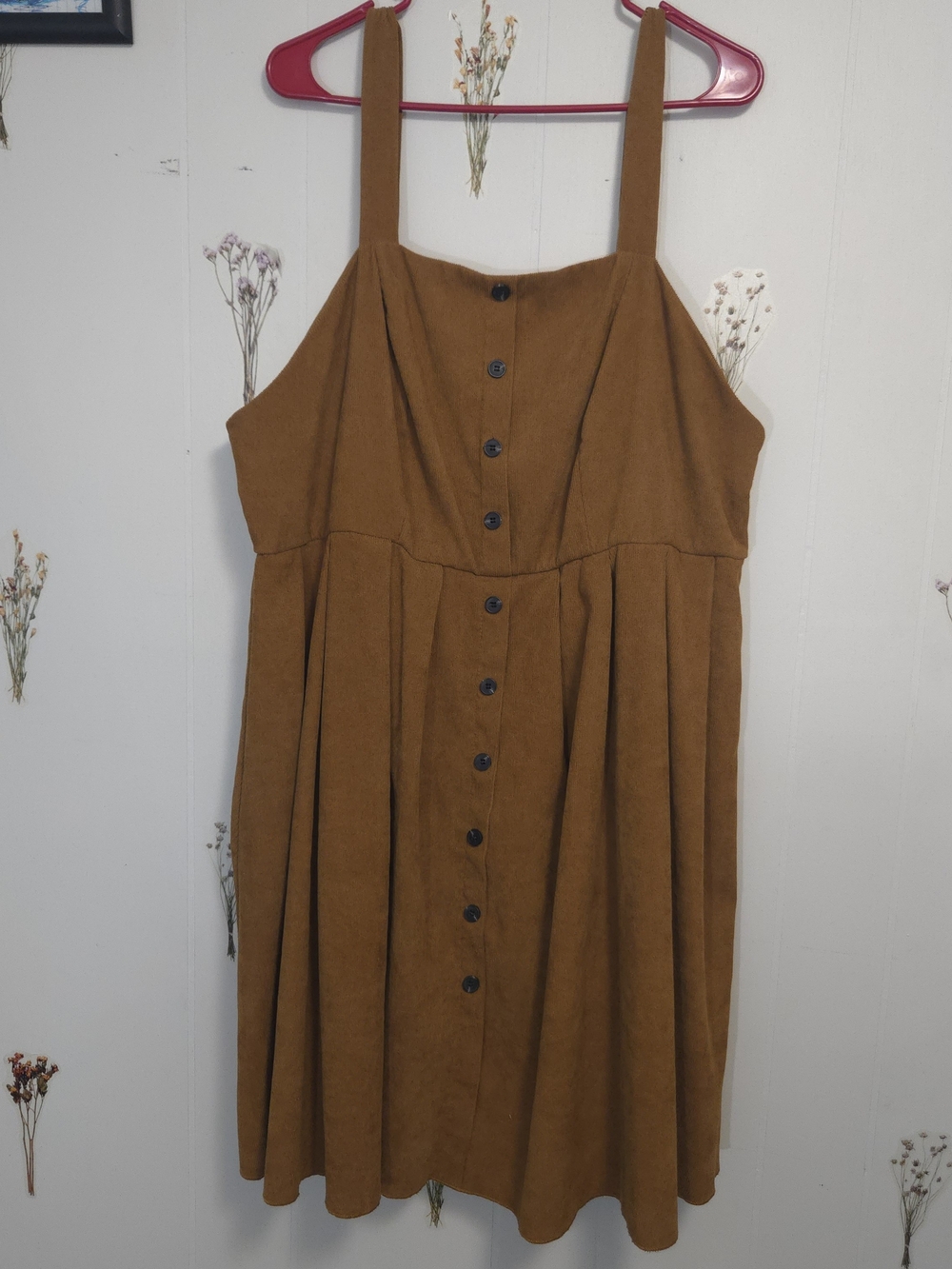 Women’s Button-Front Dress in Brown